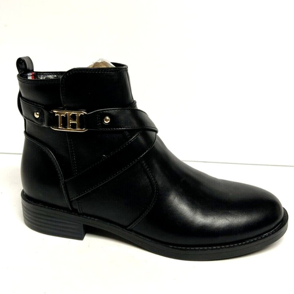 Tommy Hilfiger Womens Radia Boot Black Size 7.5 M